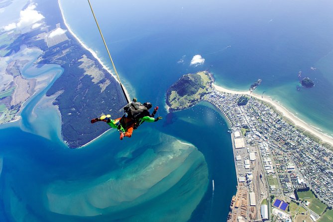 15,000ft Tandem Skydive in Bay of Plenty - The 5,000-Foot Canopy Ride
