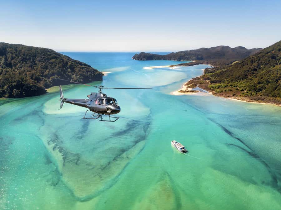 Abel Tasman National Park: Helicopter Flight with landing - From Nelson Airport To The Abel Tasman Coast