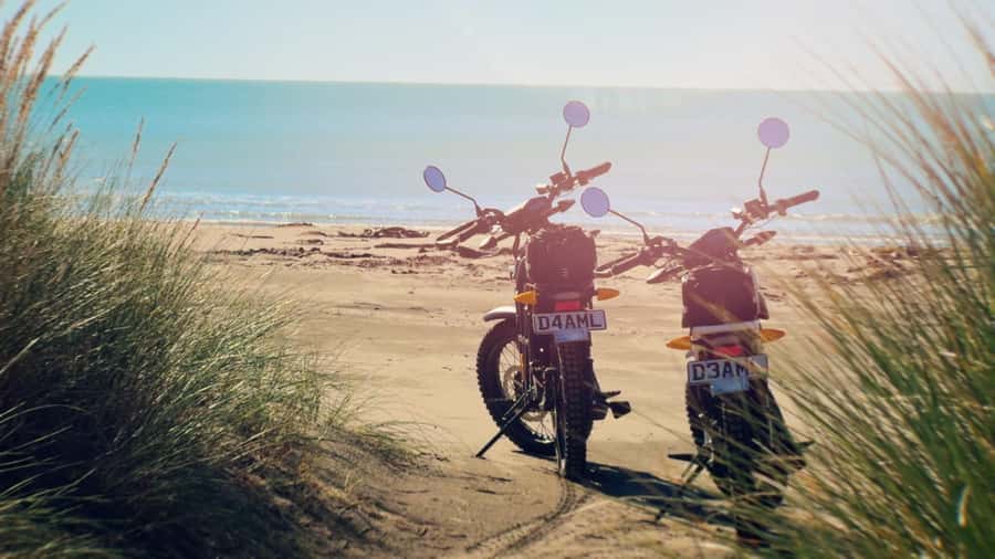 Akaroa: Lonely Beach Trail by E-Scooter. selfguided day out - What riding the electric scooters feels like