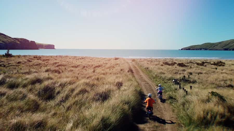 Akaroa: Lonely Beach Trail by E-Scooter. selfguided day out - The self-guided format is both freedom and responsibility