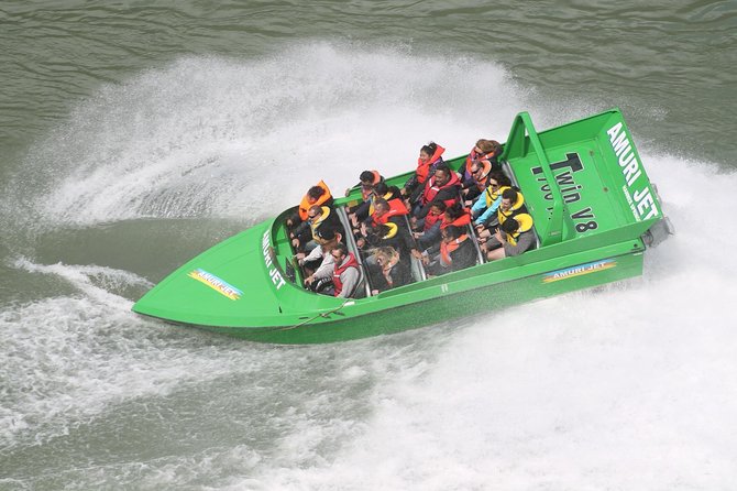 Amuri Adventure Jet Boating in Hanmer Springs - A 35-minute ride through canyon, braids, and shallows