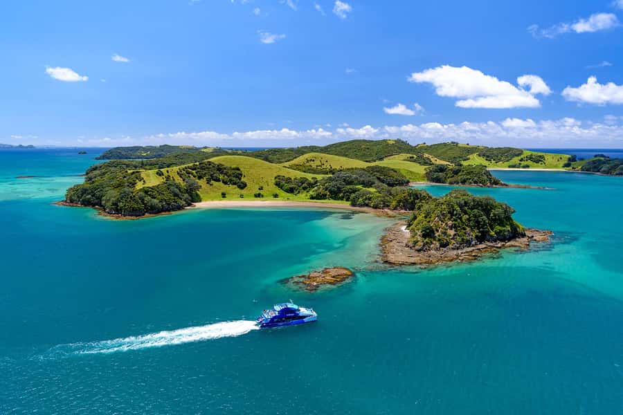 Auckland: Bay of Islands Day Tour with Dolphin Cruise - Boarding the Bay of Islands catamaran