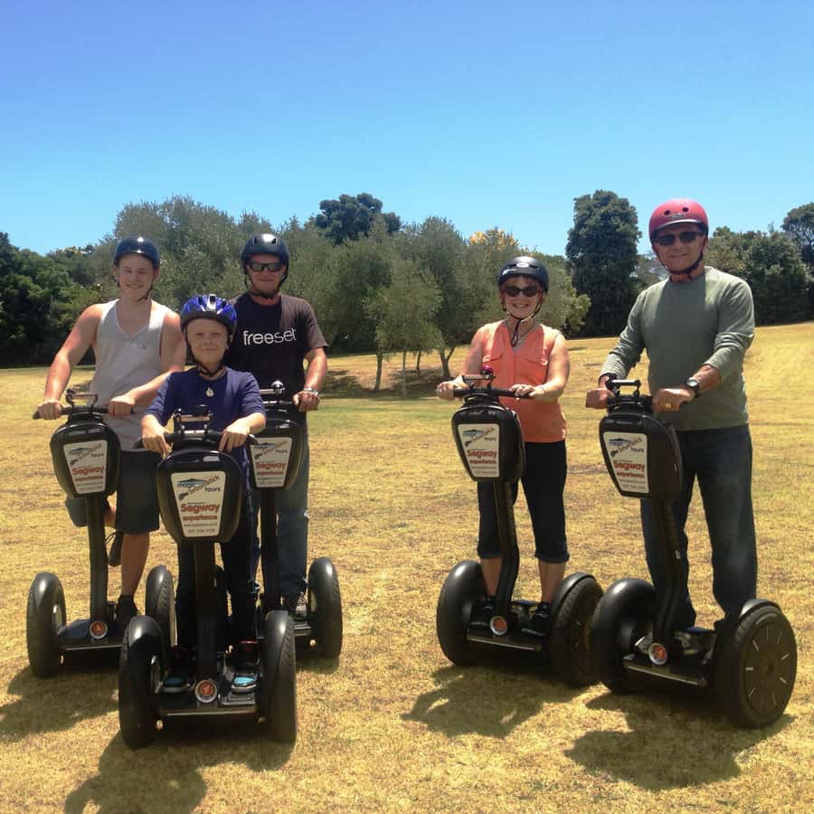 Auckland: Devonport Waterfront Segway - Learning to ride at Victoria Wharf