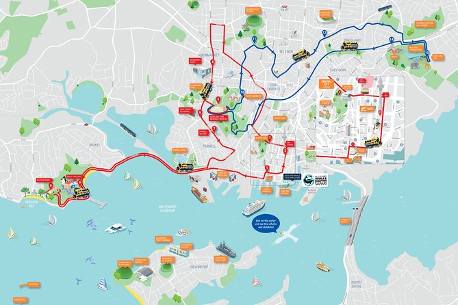 Auckland Explorer: Sightseeing Hop-on Hop-off Tour - Bastion Point and Kelly Tarlton’s