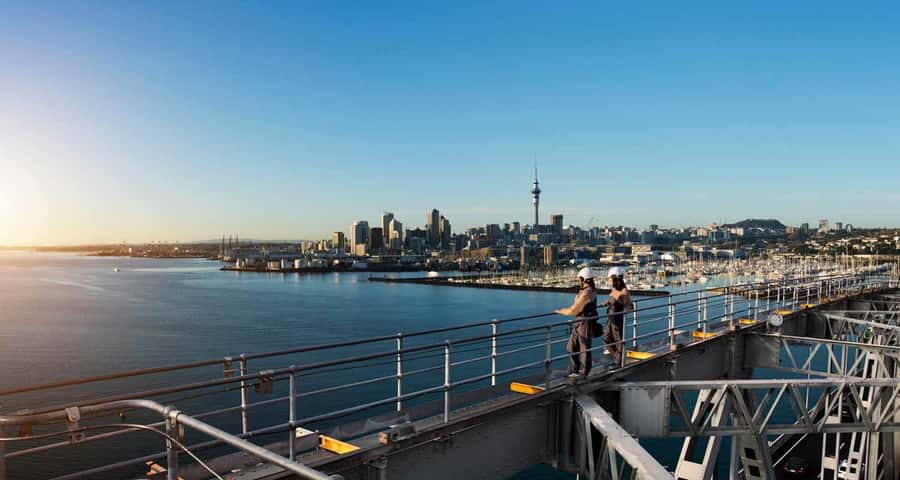 Auckland Harbor Bridge: Bridge Climb - Stories from Benny, Simon, and the guiding team