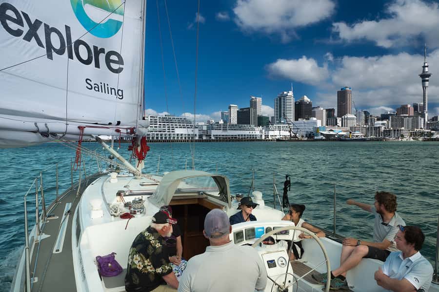 Auckland Harbour 1.5-Hour Sailing Cruise - Meeting the yacht at Viaduct Harbour