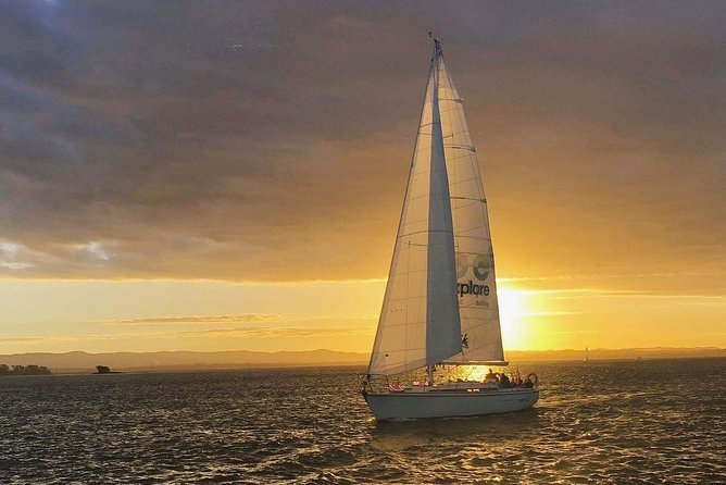 Auckland Harbour Sailboat Cruise Including Three Course Dinner - Auckland Harbour Bridge and the city skyline