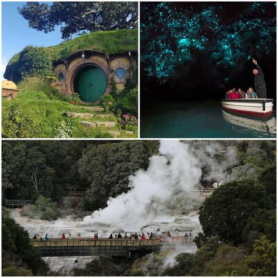 Hobbiton, Rotorua, Waiotapu and Waitomo 3-Day Tour