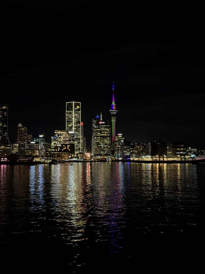 Auckland: Nightlights Harbour Cruise with Canapés and Drink - Why Auckland at night works so well from a boat