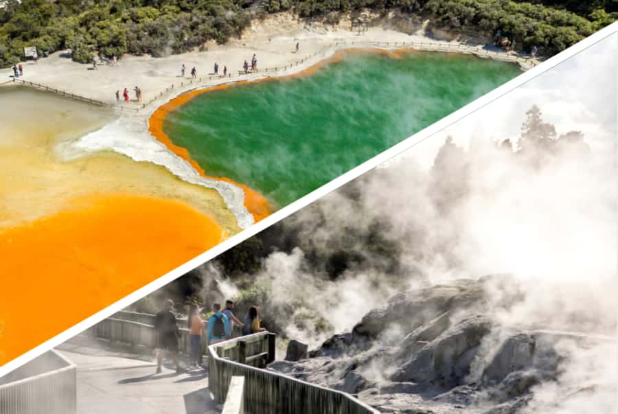 Auckland: Rotorua Highlights inc Wai O Tapu & Te Puia Tour - Early pickup and the long Waikato road