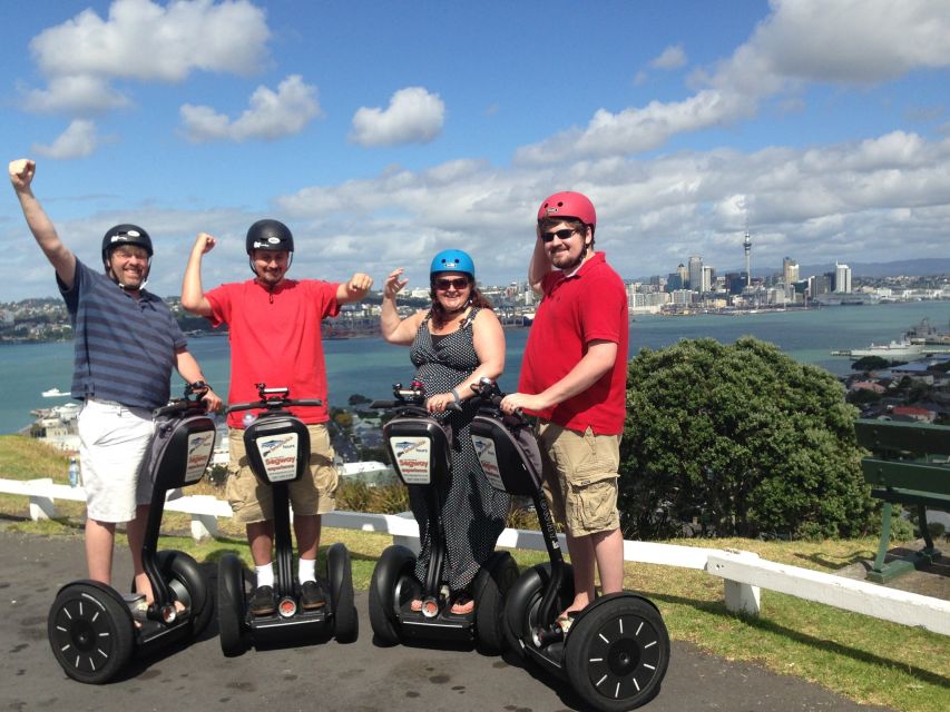 Auckland: Segway Tour to Mount Victoria - What the 90-minute schedule feels like