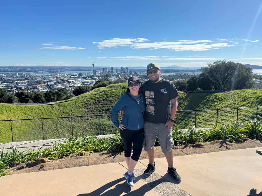 Auckland Sunrise Tour: Mount Eden Summit & Morning Views - Walking through Auckland Domain after sunrise