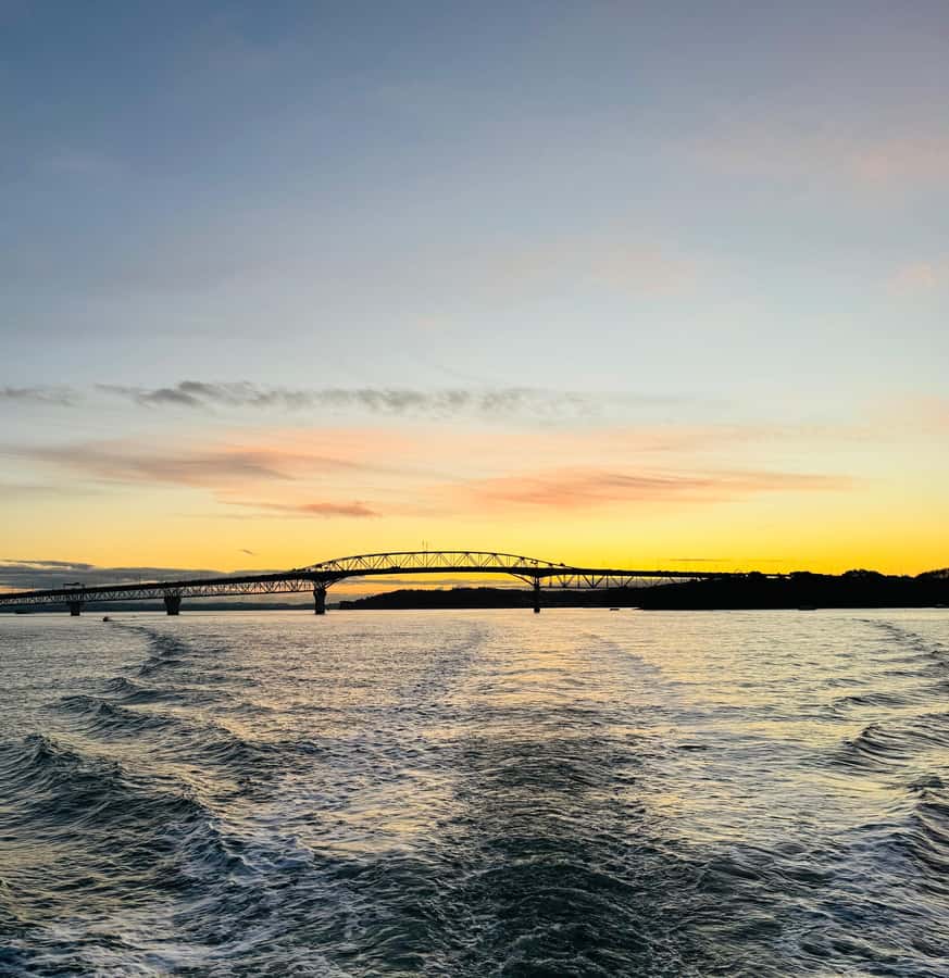 Auckland Sunset Harbour Cruise - Watching the skyline turn into city lights