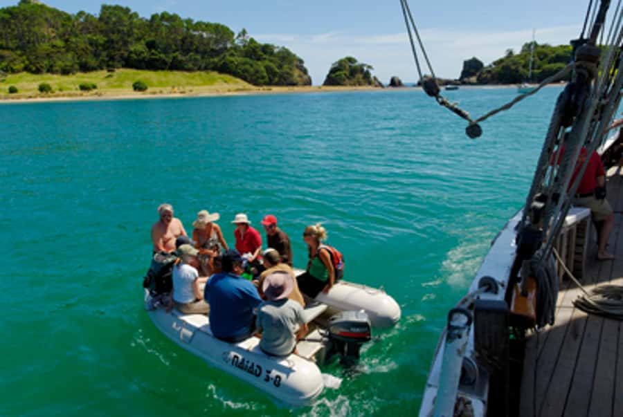 Bay of Islands: Full-Day Tall Ship Sailing Excursion - Anchoring in a secluded bay for swimming and lunch