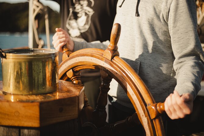 Bay of Islands Tall Ship Sundowner Sailing - Helping with the sails and climbing the rigging