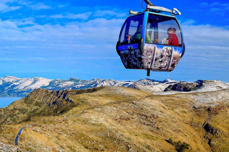Christchurch: Gondola Ride - Reaching the Christchurch Gondola base station