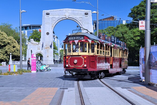 Christchurch Hop-On Hop-Off Tram - Victoria Square and New Regent Street