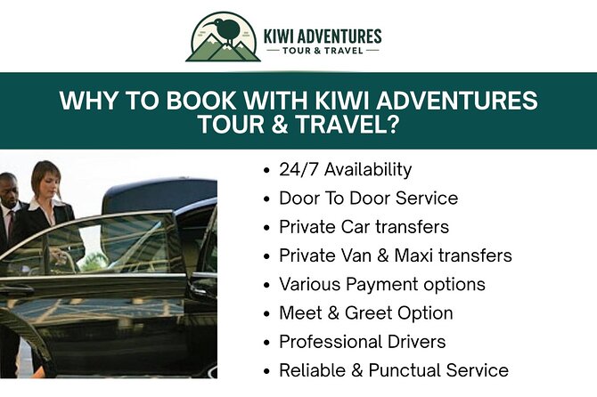 Christchurch INTL Airport Car Transfer to City max 4 persons - Flight monitoring takes pressure off a delayed arrival