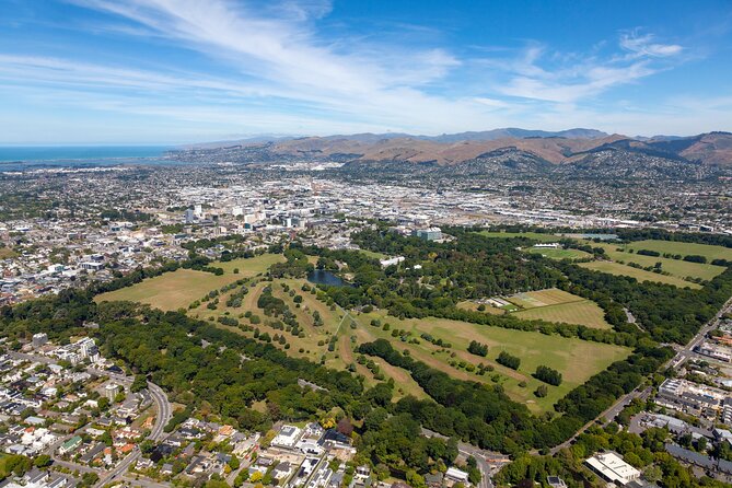 Christchurch Scenic Helicopter Tour - Green Christchurch from above