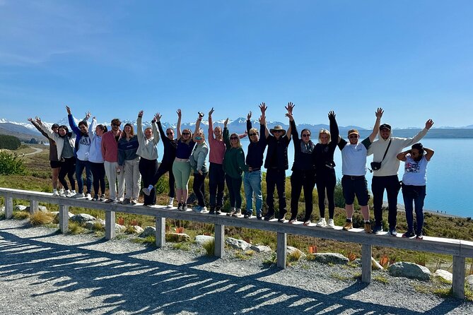 Christchurch to Mt Cook via Lake Tekapo One Way Small Group Tour - Lake Pukaki and the road toward Aoraki Mt Cook