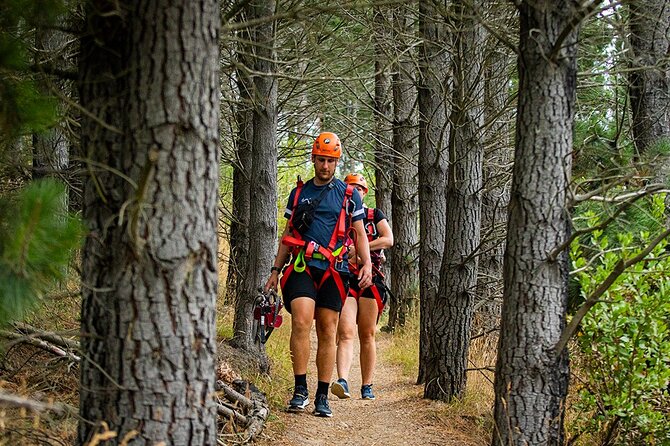 Christchurch Zipline Tour - The third line reaches 150 metres above the ground