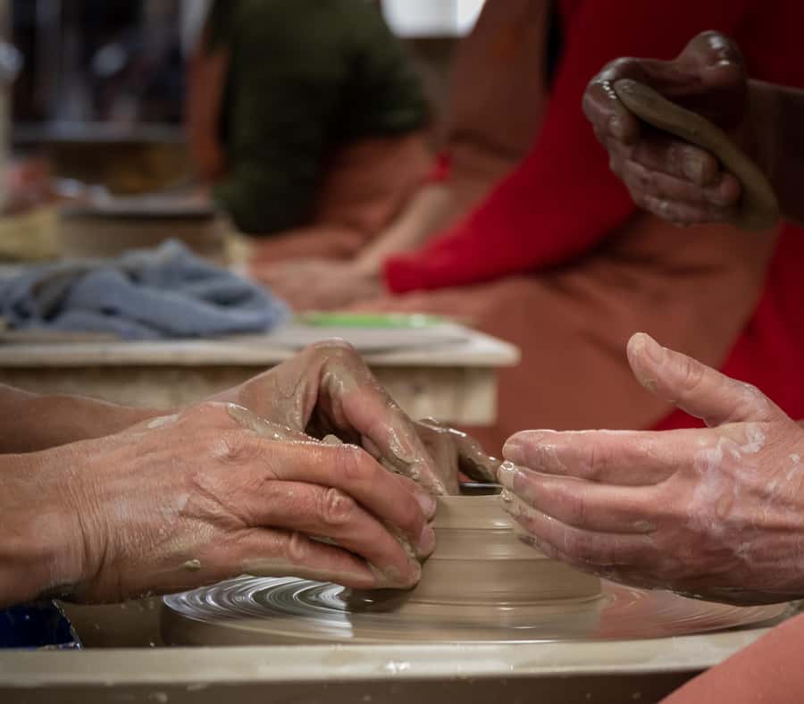 Coromandel: Wheel Throwing Pottery Class - The wheel throwing session and the value of a small group