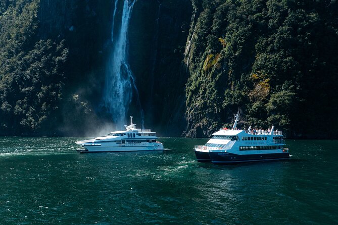 Cruise Milford NZ Small Boutique Cruise Experience - Waterfalls after rain