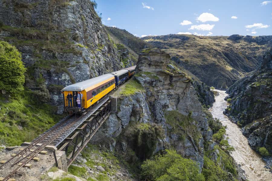 Dunedin: Scenic Railway Tour Through the Taieri Gorge - Century-old bridges and hand-carved tunnels