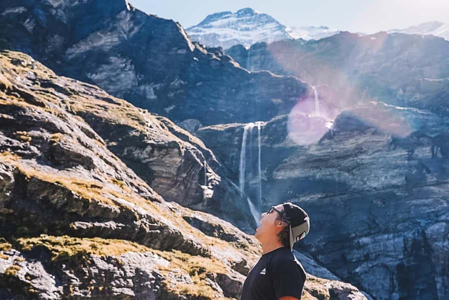 Earnslaw Burn Glacier & Waterfalls | 45 mins from Glenorchy - Leaving Glenorchy for Mt Earnslaw