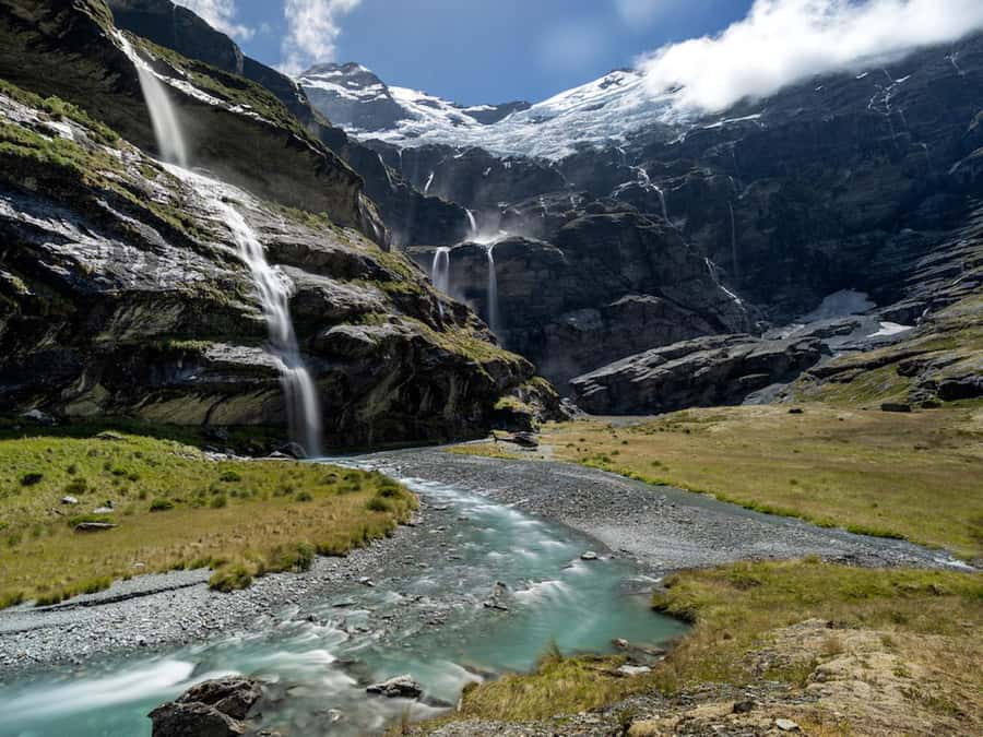 Earnslaw Burn Glacier & Waterfalls | 45 mins from Glenorchy - Why the 45-minute timing works
