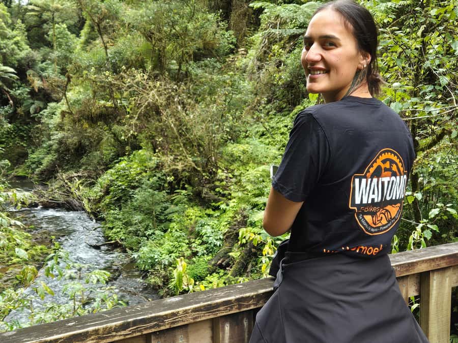Enchanting Waitomo: Ride, Revel and Radiate on our eBikes - Starting beside the Waitomo Caves Information Centre