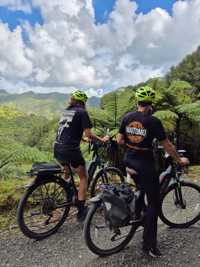 Enchanting Waitomo: Ride, Revel and Radiate on our eBikes - From farmland to creeks and river bends