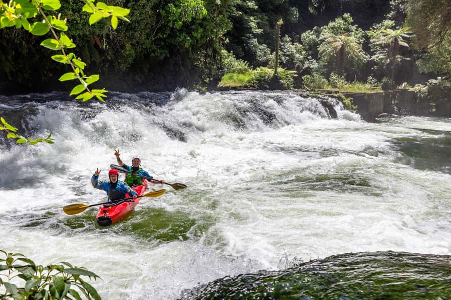 Epic Tandem Kayak Tour down the Kaituna River Waterfalls - Key points at a glance