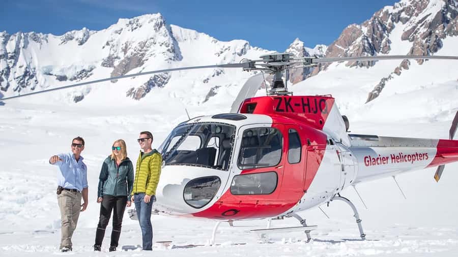 Fox Glacier: Scenic Helicopter Flight with Snow Landing - Taking off from Fox Glacier Township