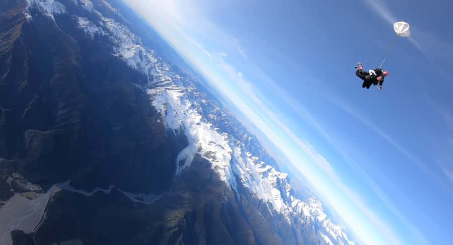 Franz Josef: 13,000ft, 16,500ft or 18,000ft Skydive - Leaving the plane and free-falling over the West Coast