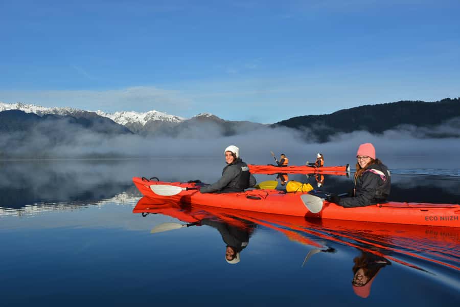 Franz Josef: 3-Hour Kayak Tour on Lake Mapourika - Getting dressed for West Coast weather