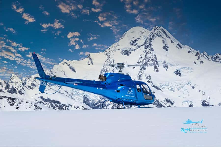 Franz Josef: 35min Helicopter Trip over Two Glaciers - From Franz Josef village to the helicopter hangar