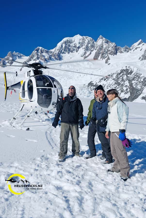 Franz Josef: Glacier Helicopter Ride with Snow Landing - The Return Over Ice and Rainforest