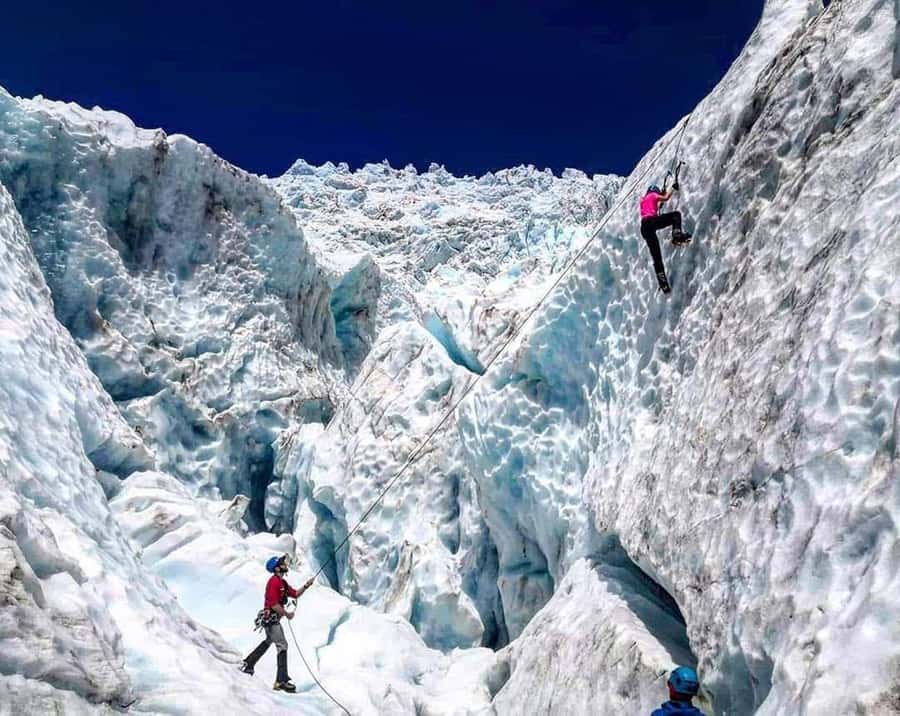 Franz Josef: Glacier Ice Climb experience with Heli Transfer - Up to Six Hours on the Ice