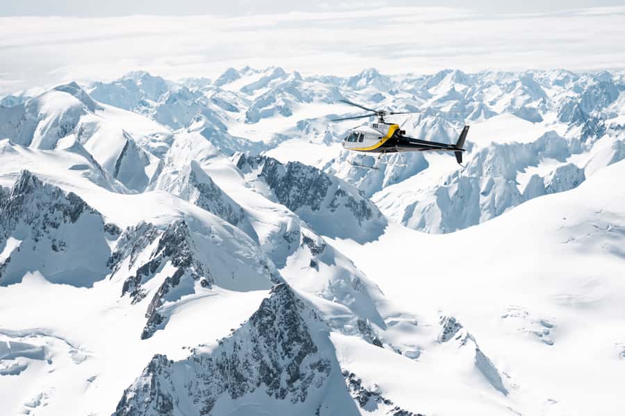 Franz Josef: The Grand Tour by Helicopter with Snow Landing - Leaving Franz Josef for the glacier country