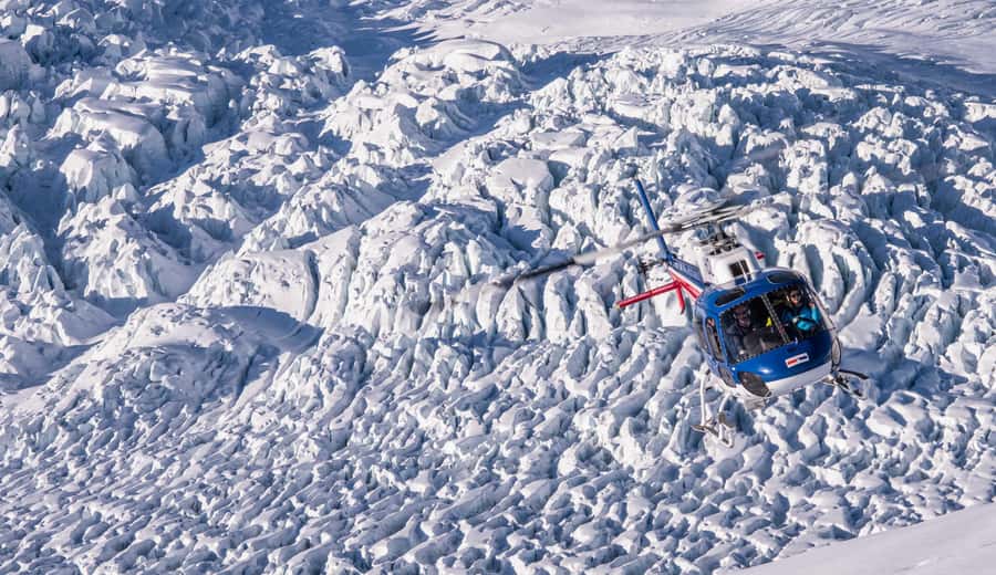 Franz Josef: Twin Glacier Helicopter Flight and Snow Landing - Starting at The Helicopter Line Franz Josef base