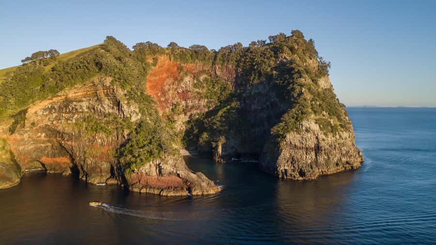 From Auckland: ALDERMAN ISLANDS (Ruamaahu) Day Trip - Tairua Marina and the two-hour boat cruise