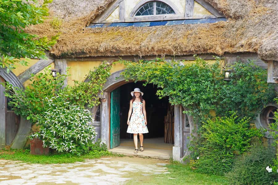 From Auckland: Hobbiton & Rotorua Tour with Lunch at Te Puia - A smoother Auckland departure in a small van