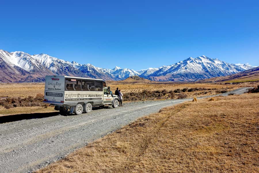 From Christchurch: Full-Day Lord of the Rings Tour to Edoras - The approach to Edoras through open country