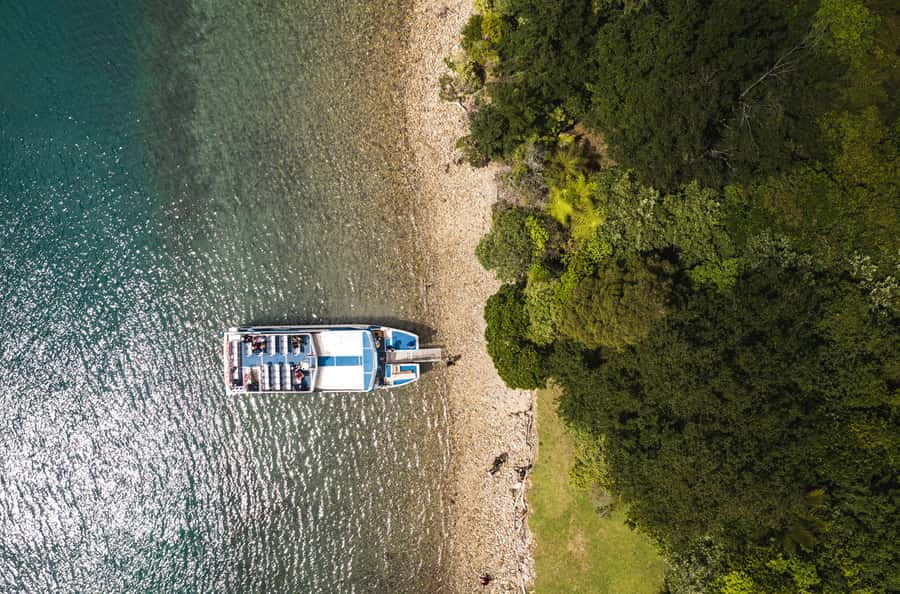 From Havelock: Marlborough Sounds Mail Boat Full-Day Cruise - A picnic lunch with a choice of setting