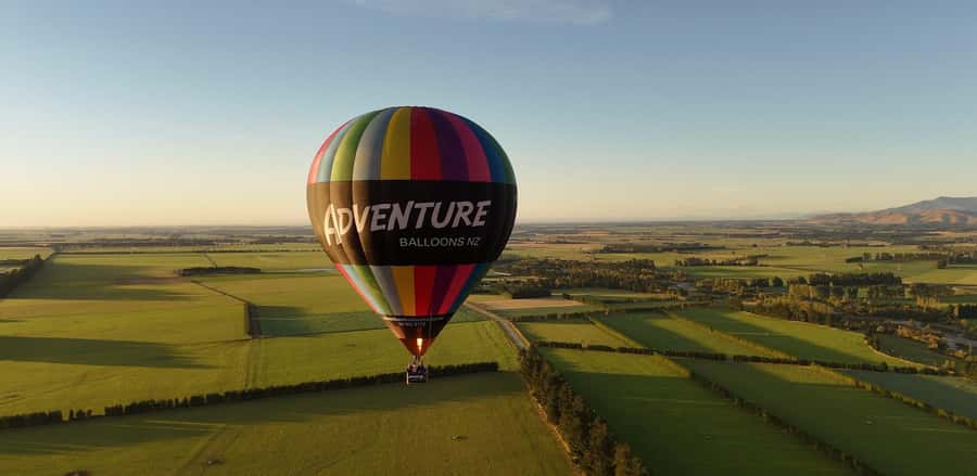 From Methven: Hot Air Balloon Flight in Canterbury with Wine - Meeting Graeme at Methven’s Main Street bus stop
