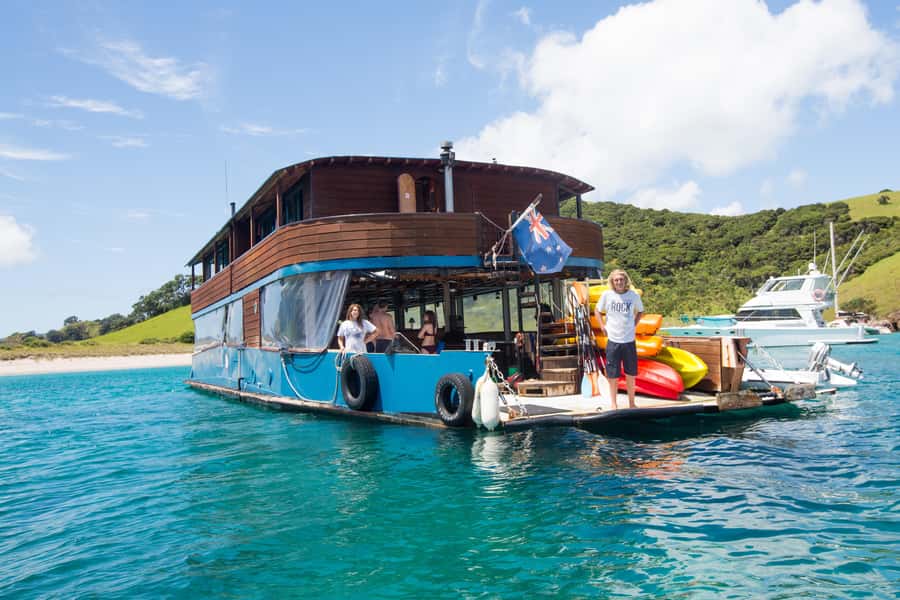 From Paihia: The Rock Adventure Overnight Cruise - Island walks, Maori fortifications, and WWII remains