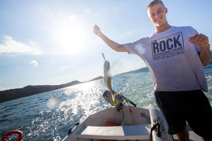 From Paihia: The Rock Adventure Overnight Cruise - Sunset fishing and dinner you helped catch