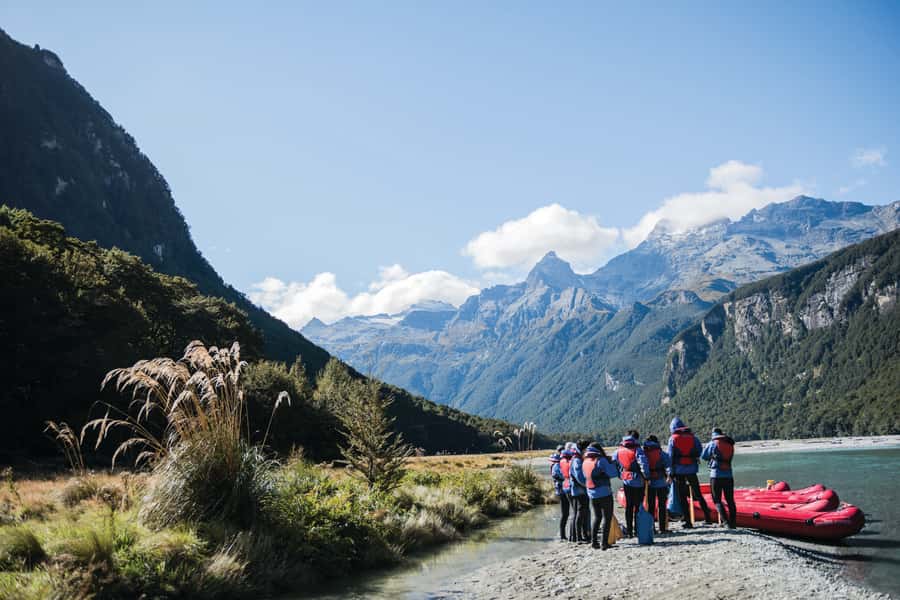 From Queenstown: Dart River Canoe & Jet Boat Day Trip - Paradise Valley and the film locations