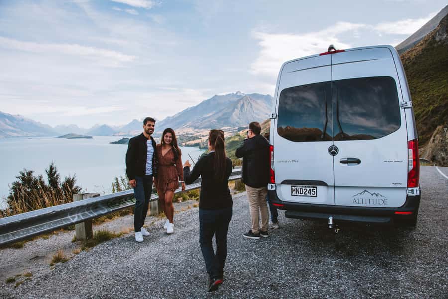 From Queenstown: Glenorchy and Paradise Scenic Half-Day Tour - Glenorchy red shed, lakefront, and local stories
